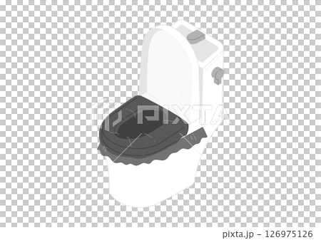 簡單的廁所/家居插圖 簡單的廁所/家居插圖 126975126