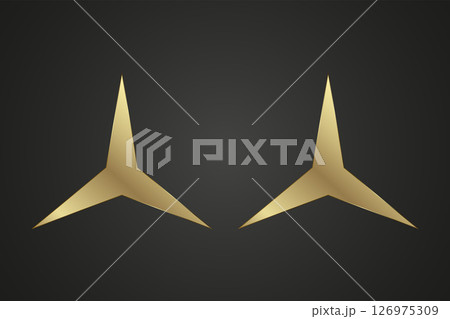 Dark luxury stars on black Dark luxury stars on black 126975309