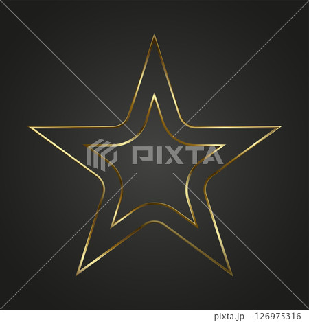 Dark luxury stars on black Dark luxury stars on black 126975316