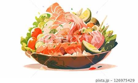 海鮮丼 126975429