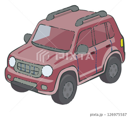 かわいい車3／SUV車 126975587