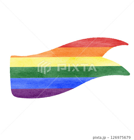 Rainbow flag Rainbow flag 126975679