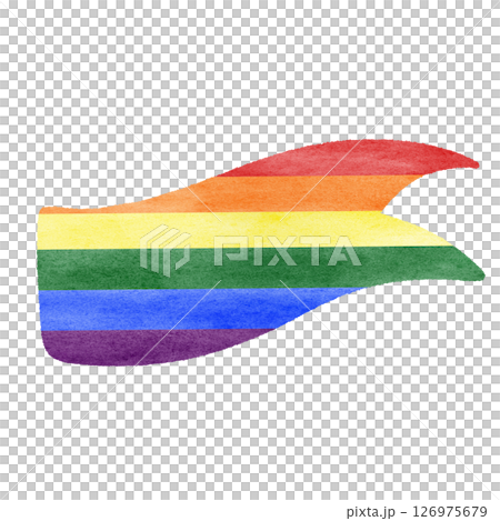 Rainbow flag Rainbow flag 126975679