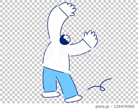 Stylish flat design character illustrations/illustrations 126976060