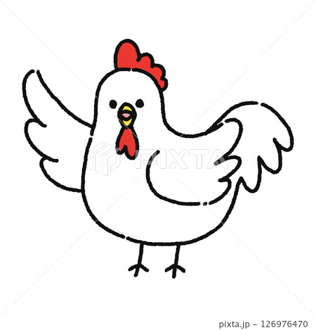 かわいいニワトリ 126976470