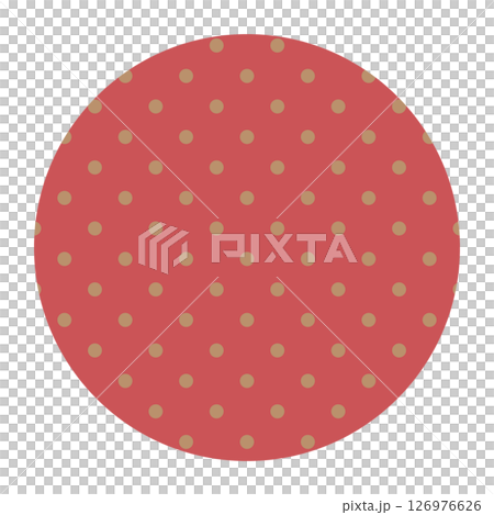 Pattern 2 Polka dots - Red x Brown Pattern 2 Polka dots - Red x Brown 126976626