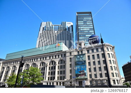 大阪ミナミ、難波の玄関南海電鉄難波駅の外観 大阪ミナミ、難波の玄関南海電鉄難波駅の外観 126976817