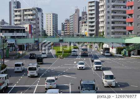 尾長橋歩道橋周辺・王子三丁目交差点の交通【都市イメージ】 尾長橋歩道橋周辺・王子三丁目交差点の交通【都市イメージ】 126976977