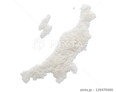 米で作った新潟県の地図 米で作った新潟県の地図 126976980