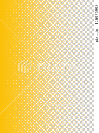 ハーフトーン　背景　縦長　グラデーション　オレンジ 126976998