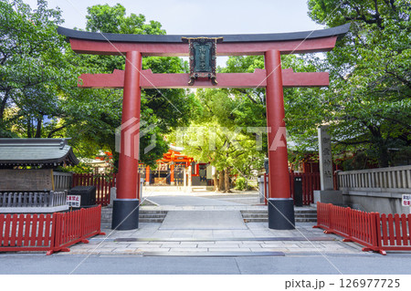 御霊神社 　正面鳥居（大阪市中央区淡路町） 126977725