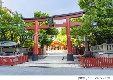 御霊神社 　正面鳥居（大阪市中央区淡路町） 126977726