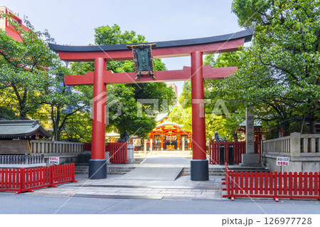 御霊神社 　正面鳥居（大阪市中央区淡路町） 126977728