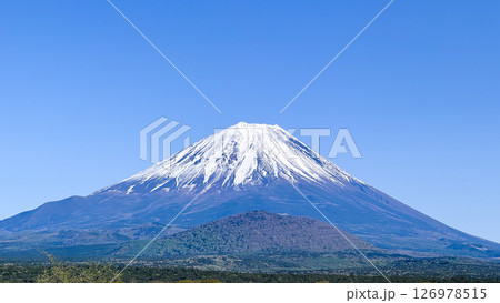 Fireworks display over Yokohama Port during a lively festival celebration at night 126978515