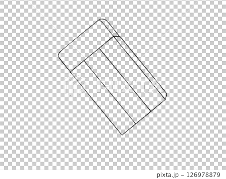 水彩橡皮擦 - 線條畫 126978879