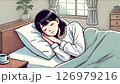 睡眠中の女性 126979216