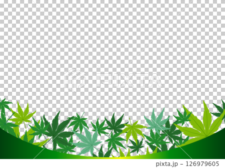 青紅葉の背景イラスト 126979605