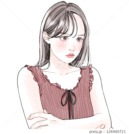 不機嫌な女性 不機嫌な女性 126980721