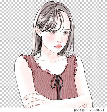 不機嫌な女性 不機嫌な女性 126980721