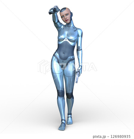 女性サイボーグ 女性サイボーグ 126980935