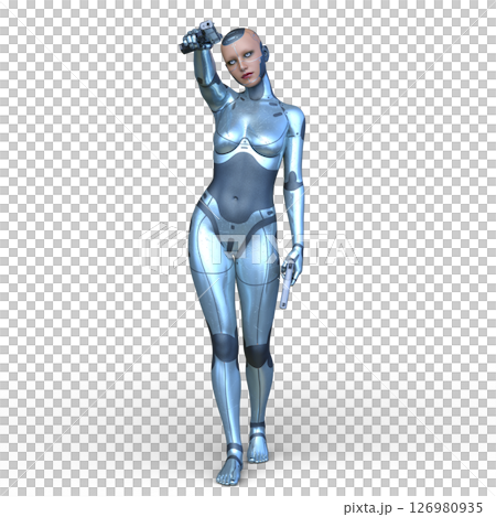 女性サイボーグ 女性サイボーグ 126980935