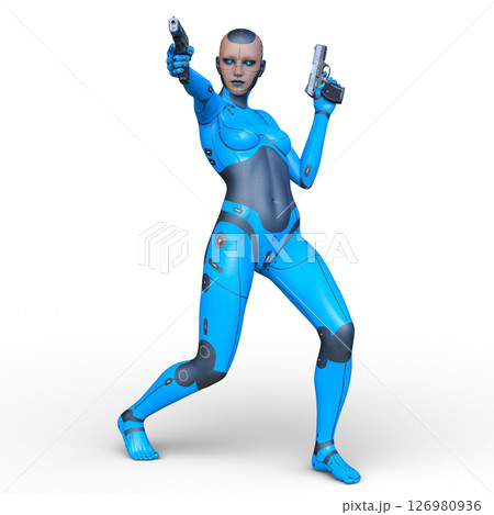 女性サイボーグ 女性サイボーグ 126980936
