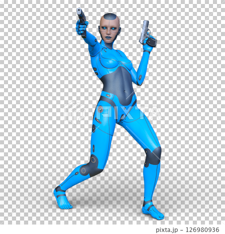女性サイボーグ 女性サイボーグ 126980936