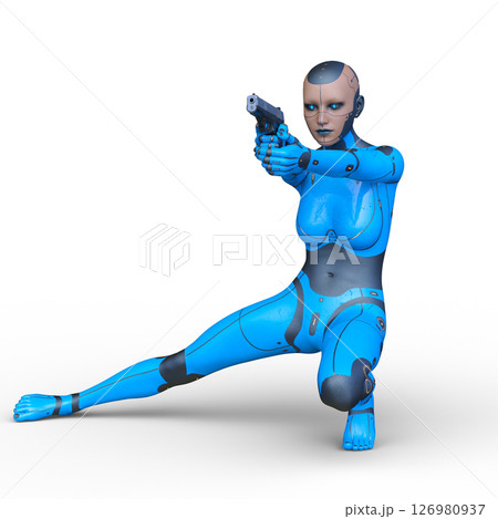 女性サイボーグ 126980937