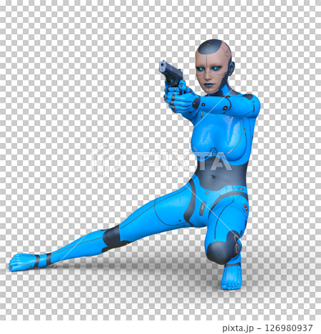 女性サイボーグ 126980937