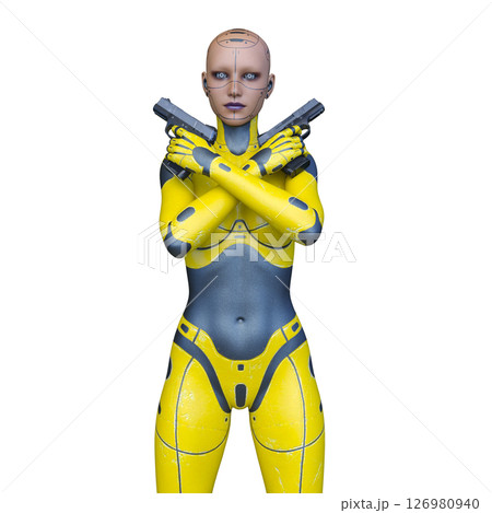 女性サイボーグ 126980940