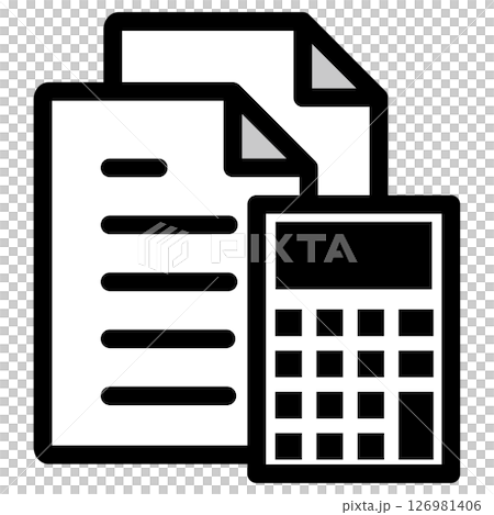 Illustration icon material: Document file 126981406