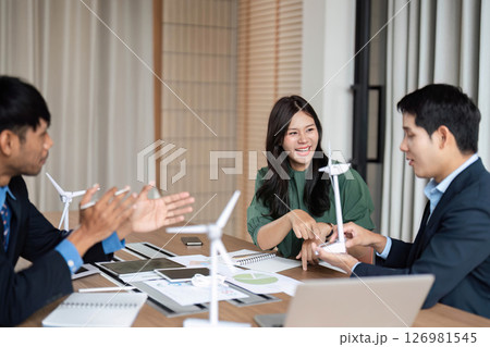 Business professionals Engaging ESG Discussion Among Business Professionals 126981545