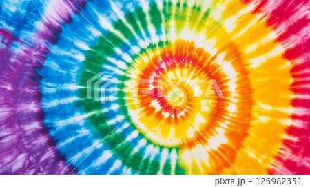 タイダイ柄の背景 タイダイ柄の背景 126982351