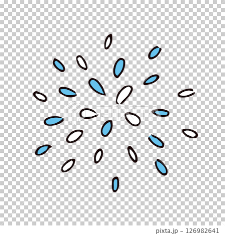 煙花的插圖素材 126982641