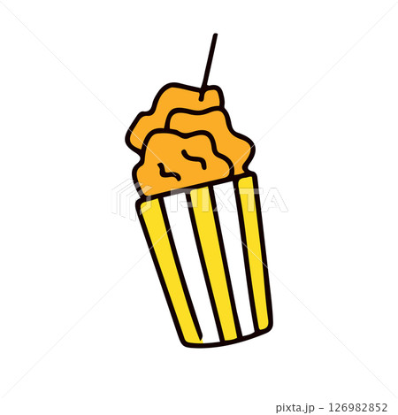 からあげのイラスト素材 126982852