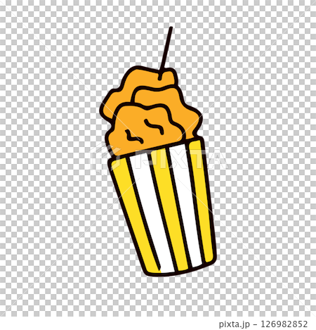 からあげのイラスト素材 126982852