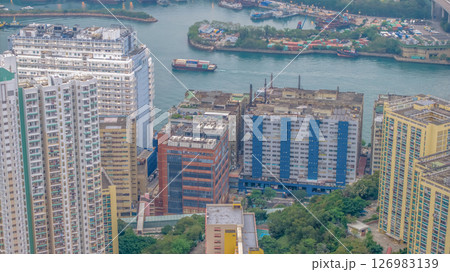 May 25 2025 View of Tall Buildings and Urban Streets in a Busy Cityscape 126983139