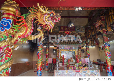 THAILAND RAYONG CITY PILLAR SHRINE THAILAND RAYONG CITY PILLAR SHRINE 126983249
