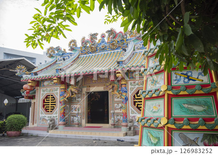 THAILAND RAYONG CITY PILLAR SHRINE THAILAND RAYONG CITY PILLAR SHRINE 126983252