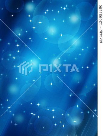 ブルーのキラキラした抽象的な背景素材 126983290