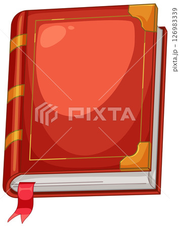 Classic Red Book Vector Illustration Classic Red Book Vector Illustration 126983339