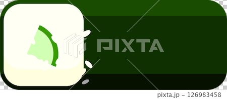 Illustration of a kappa sushi roll 126983458