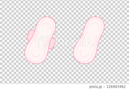 生理用ナプキン（羽つき・羽なし） 126983462