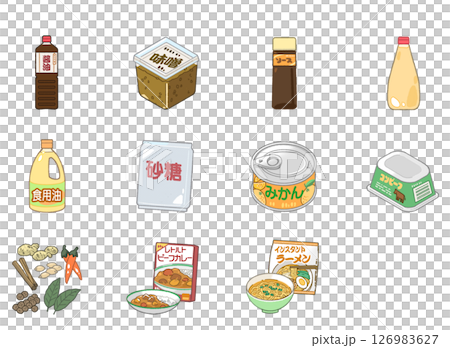 調味品、罐頭食品、蒸煮食品等加工食品 126983627