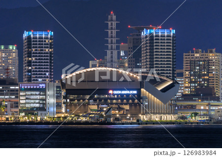 神戸の夜景　三宮方面 (兵庫県神戸市中央区) 126983984