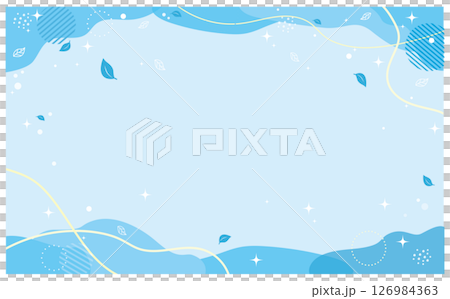 Refreshing and clean image background decoration illustration material Refreshing and clean image background decoration illustration material 126984363