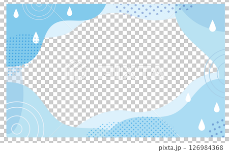 流行水坑背景框架插圖素材 126984368