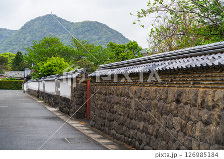 《山口県》萩城城下町の歴史的な町並み 《山口県》萩城城下町の歴史的な町並み 126985184