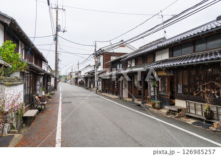 《山口県》萩城城下町の歴史的な町並み 126985257
