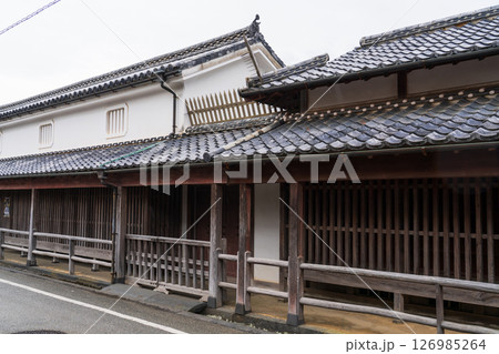 《山口県》萩城城下町の歴史的な町並み 126985264